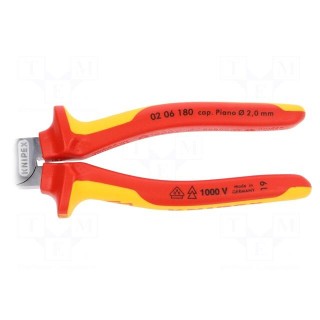 Pliers | insulated,universal | steel | 180mm