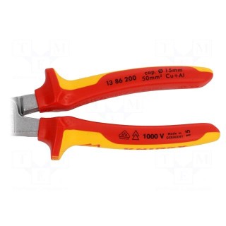 Pliers | insulated,universal | Version: insulated | steel | 200mm
