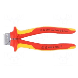 Pliers | insulated,universal | steel | 200mm