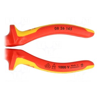 Pliers | insulated,universal,elongated | hardened steel | 145mm