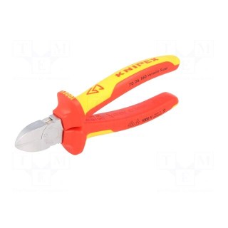 Pliers | insulated,side,cutting | 160mm | Cut: with small chamfer