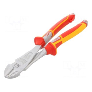 Pliers | side,cutting,insulated | 240mm | Cut: with side face
