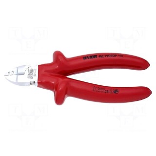 Pliers | side,cutting,insulated | carbon steel | 160mm | 462/1VDEDP