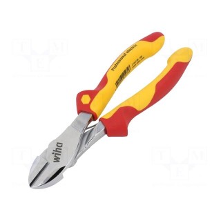 Pliers | insulated,side,cutting | for voltage works | steel | 180mm