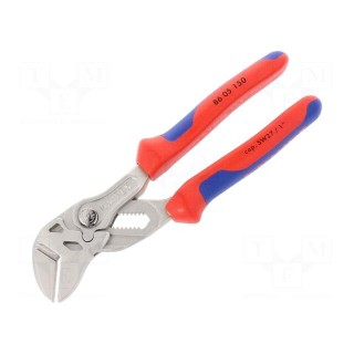 Pliers | universal wrench | 150mm | steel | Steps: 14