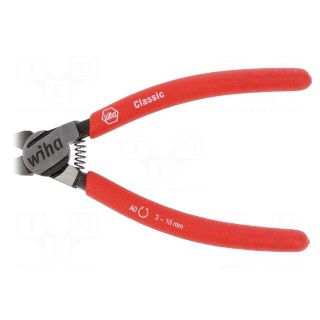 Pliers | for circlip | external | 3÷10mm | Pliers len: 139mm | straight