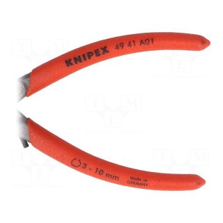 Pliers | for circlip | external | 3÷10mm | Pliers len: 140mm | angular