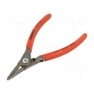 Pliers | for circlip | external | 3÷10mm | Pliers len: 140mm | straight