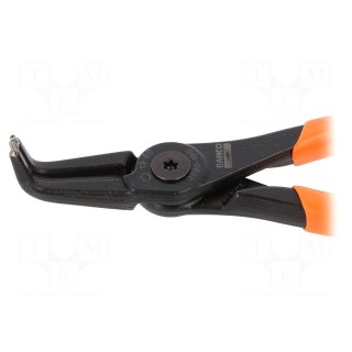 Pliers | for circlip | internal | 19÷60mm | Pliers len: 180mm | angular
