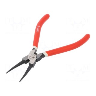 Pliers | for circlip | internal | Pliers len: 180mm | straight