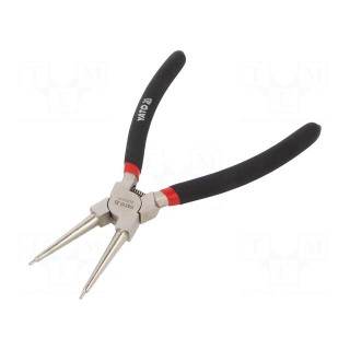Pliers | for circlip | internal | Pliers len: 200mm | straight