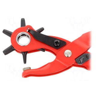 Pliers | for making holes in leather, fabrics and plastics