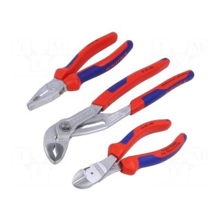 Kit: pliers | cutting,universal,Cobra adjustable grip