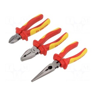 Kit: pliers | insulated | 3pcs.