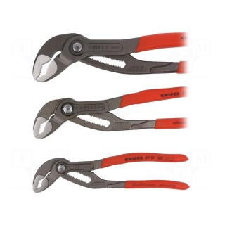 Kit: pliers | Pcs: 3 | adjustable,Cobra adjustable grip
