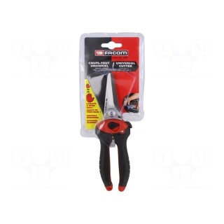 Cutters | 205mm | ergonomic two-component handles | straight