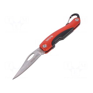 Knife | folding | Kind of blade: straight | 75mm | Features: belt clip