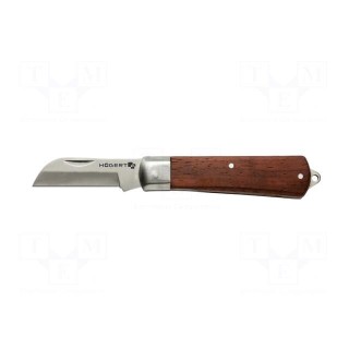 Knife | universal | 210mm | Handle material: wood | folding