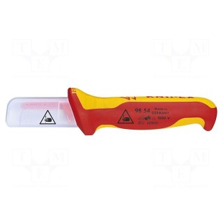 Knife | for electricians | straight | Tool length: 190mm | 1kVAC