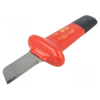 Knife | for electricians | straight | Tool length: 180mm | 1kVAC