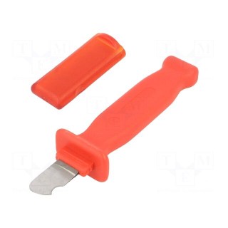 Knife | for electricians | for cables | Tool length: 185mm | W: 7mm