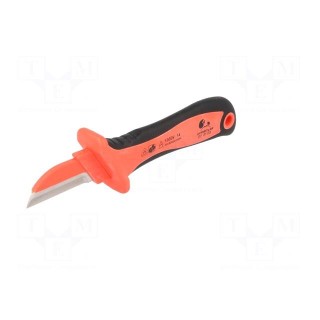 Knife | for electricians | straight | Tool length: 195mm | 1kVAC