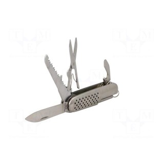 Knife | universal | 89mm | Material: stainless steel | folding