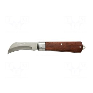 Knife | universal | 198mm | Handle material: wood | folding