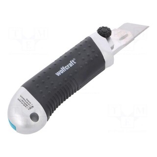 Knife | universal | 25mm | Handle material: metal | Mat: plastic