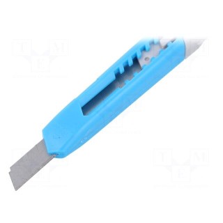 Knife | universal | Tool length: 130mm | W: 9mm | Handle material: ABS