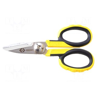 Scissors | for cables | 140mm | ergonomic two-component handles