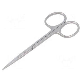 Scissors | for precision works | 110mm | Material: stainless steel