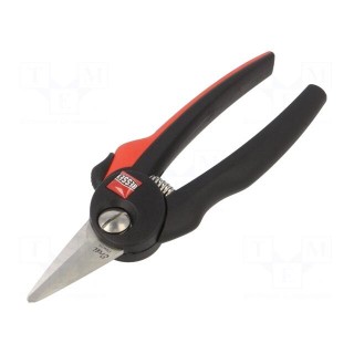 Scissors | universal | L: 140mm | Cut length: 31mm | ergonomic handle