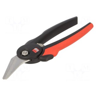 Scissors | universal | L: 190mm | Cut length: 38mm | ergonomic handle