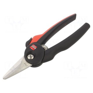 Scissors | universal | L: 190mm | Cut length: 42mm | ergonomic handle