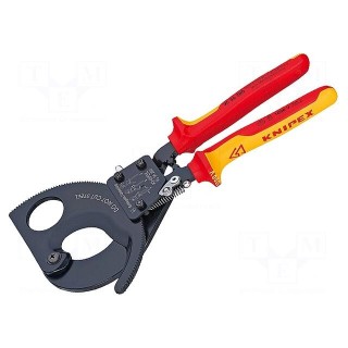 Cutters | L: 280mm | Tool material: steel | Conform to: EN 60900