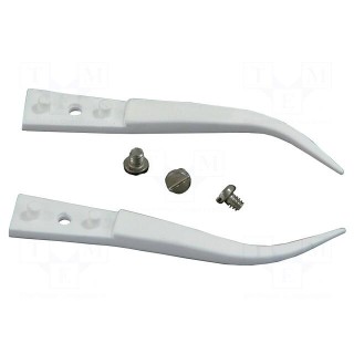 Kit of tips | 40mm | universal | Type of tweezers: curved | 2pcs.