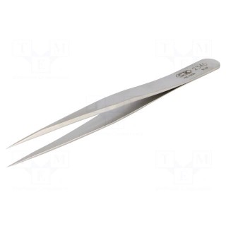 Tweezers | 110mm | Blades: narrow | Blade tip shape: sharp