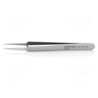 Tweezers | 110mm | Blades: narrowed | Blade tip shape: sharp