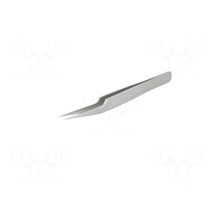 Tweezers | 115mm | Blades: curved,narrowed | Blade tip shape: sharp