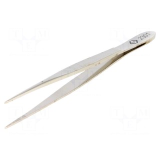 Tweezers | Tweezers len: 115mm | Blades: straight,narrow