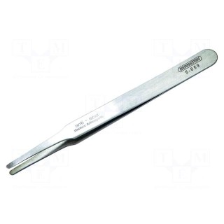 Tweezers | Tweezers len: 120mm | Blades: straight | Tipwidth: 2mm