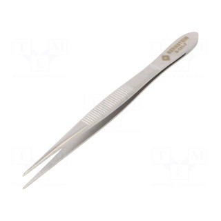 Tweezers | 120mm | Blade tip shape: rounded | universal
