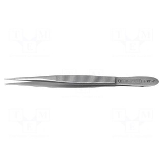 Tweezers | 120mm | Blade tip shape: rounded | universal