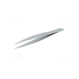 Tweezers | 120mm | Blades: straight | Blade tip shape: sharp