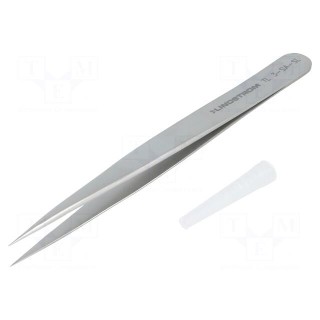 Tweezers | 120mm | Blades: narrowed | Blade tip shape: sharp