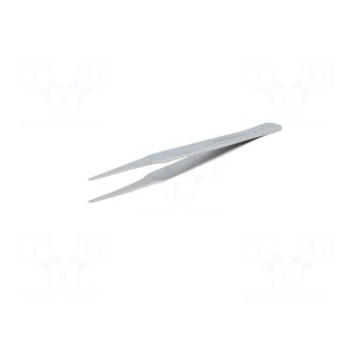 Tweezers | 120mm | Blades: narrowed | Blade tip shape: rounded