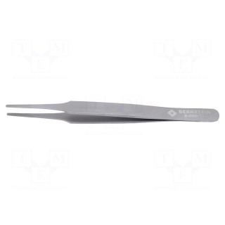 Tweezers | 125mm | Blades: narrowed | Blade tip shape: flat,rounded