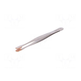 Tweezers | 145mm | Blades: wide | Blade tip shape: shovel