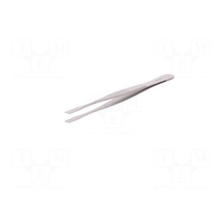 Tweezers | Tweezers len: 145mm | Blades: wide | Tipwidth: 4mm